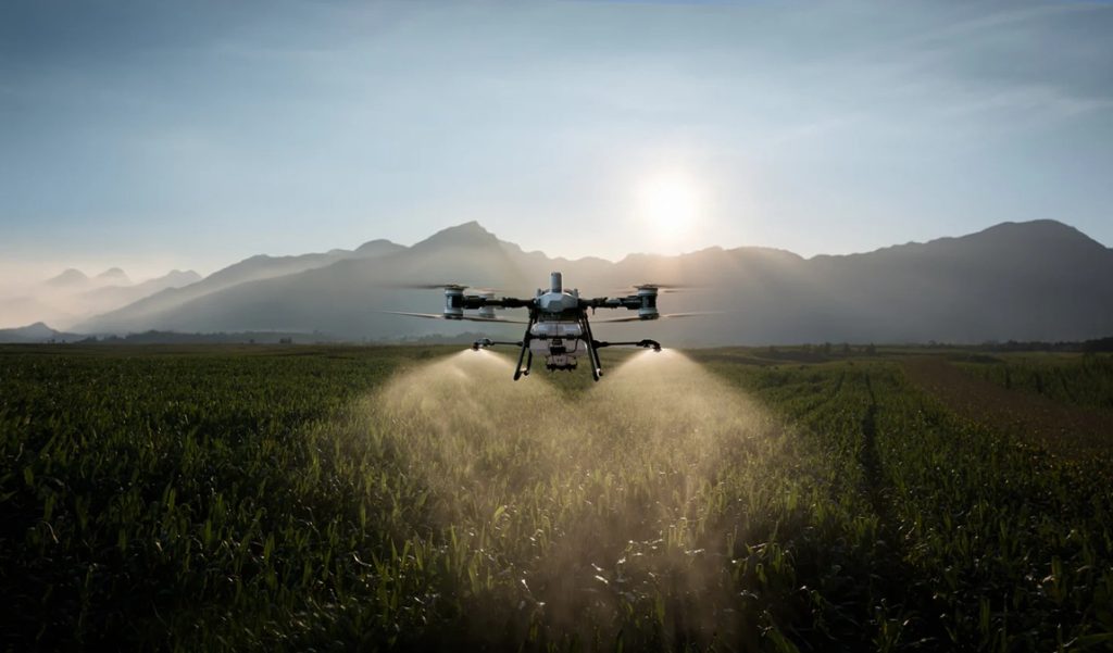 DJI Agras T100 Spraying and Spreading Drone